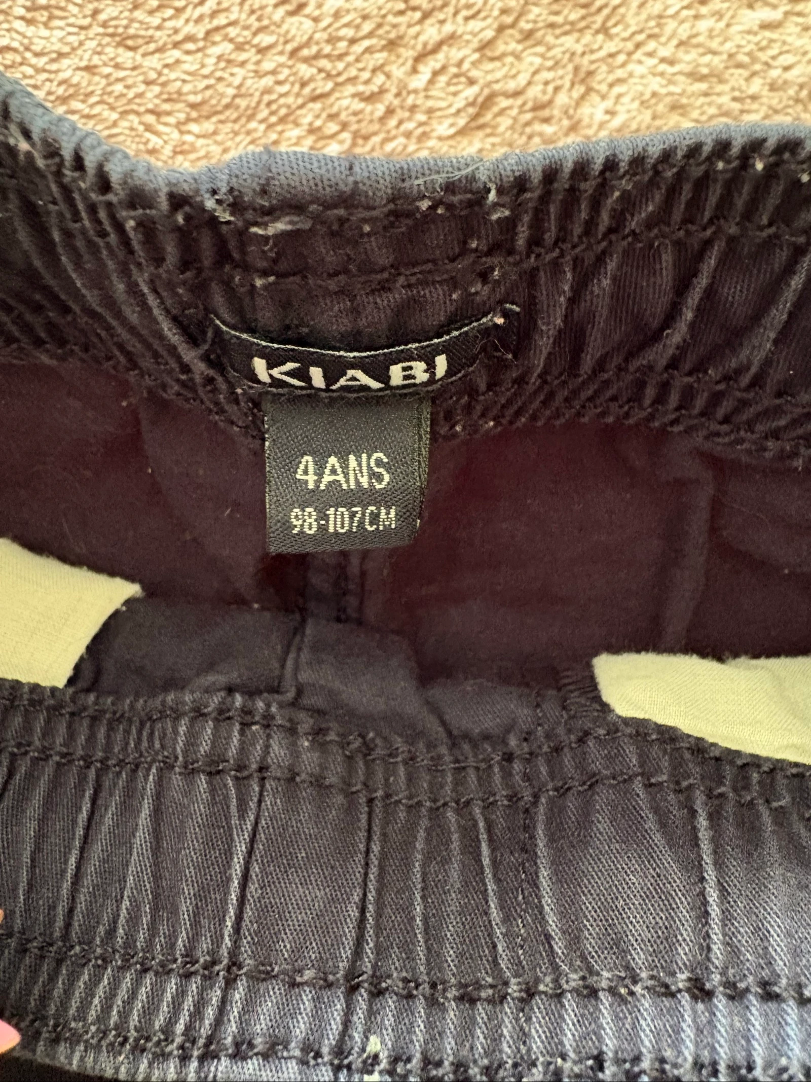 Boys' 4-year-old navy blue shorts Kiabi | Very good condition – photo 4